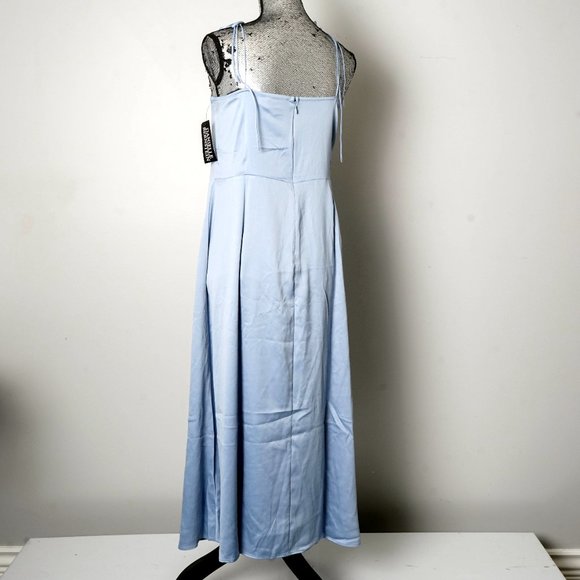 NWT 🌟Host Pick🌟DANIELLE BERNSTEIN SATIN MIDI SLIP DRESS - sz 16 - Picture 8 of 10